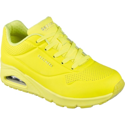 Skechers Маратонки Skechers Women's Durabuck Lace Up Classic Low-Top Trainers - Neon Yellow