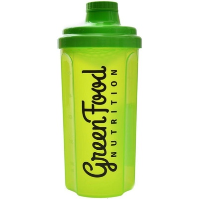 GreenFood nutrition Shaker 500ml transparent green
