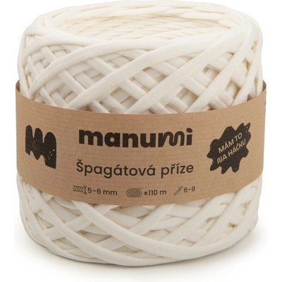 Manumi špagátová příze krémová - 1 ks