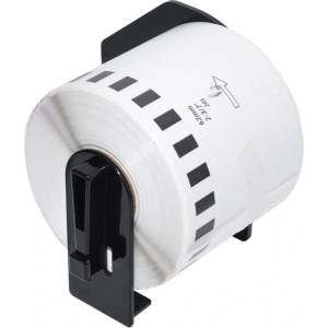 Makki съвместими етикети Brother DK-22205 - Roll White Continuous Length Paper Tape 62mm x 30.48m, Black on White - MK-DK-22205 (MK-DK-22205) - tehnik