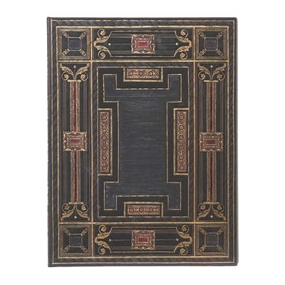 Onyx Asterales Ultra Unlined Hardback Journal Elastic Band Closure