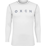OXEN Фланелка с дълъг ръкав OXEN Men's Long Sleeve Baselayer Top - White