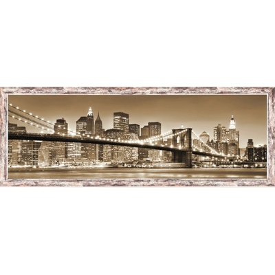 Bondecor Obraz, MDF rám, City 2 30 x 90 cm