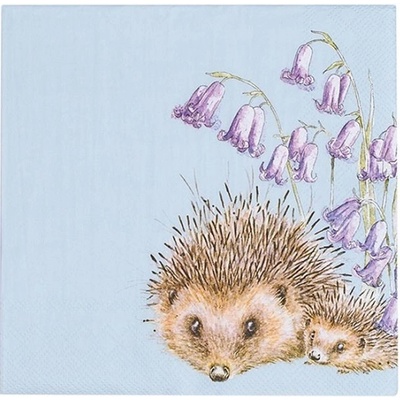Wrendale Designs Papírové ubrousky Hedgehugs Ježek 24x24cm