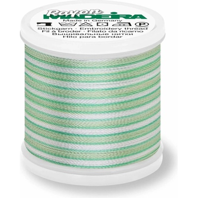 Vyšívací nit Madeira Rayon Ombré č. 40 (200m) barva 2020 true greens