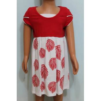 Image 1 of САЛИ / Индиго Кидс Рокля в червено и бяло, 104