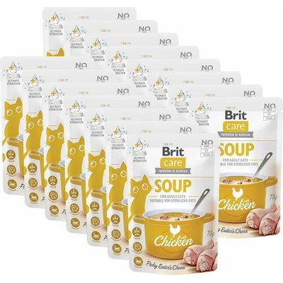 Brit Care Cat Soup with Chicken 15 x 75 g