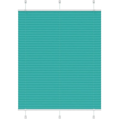 VidaXL Roleta plisé Zelená Benzínová 105x150 cm
