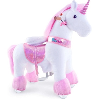PonyCycle růžový jednorožec s brzdou malý