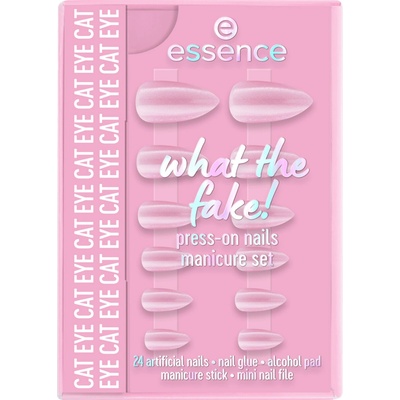 essence what the fake! umělé nehty 02 CAT EYE 28 ks