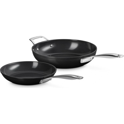 Le Creuset 51824000010098 Pánev s keramickým povrchem, 24 cm + 28 cm, 2 ks
