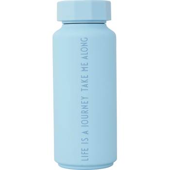 Design Letters Термобутилка Tone-On-Tone Life is a Journey небесносиня (30100105LGTBLLIFE)