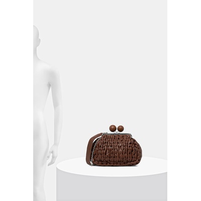 Max Mara чанта crossbody дамска от кожа ALIBERO (2615511055600)