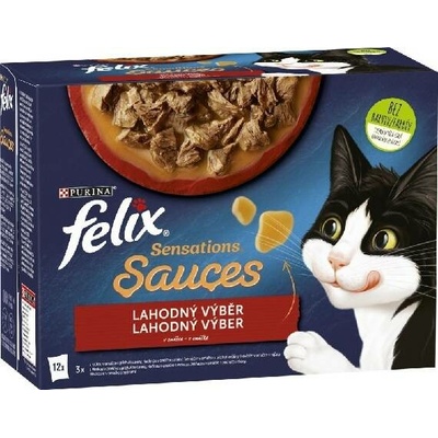 Felix Sensations Sauce krůta a jehněčí 12 x 85 g