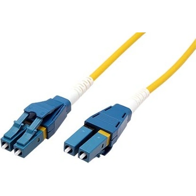 Roline 21.15.8786 optický patch, LC-LC 9/125 (single mode), duplex, OS2, LSOH, uniboot, 15m