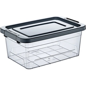 HORECANO HOME-Кутия контейнер 20L - 31.5x47.5xh19cm АНТРАЦИТ (TRN-208-01) (014838)