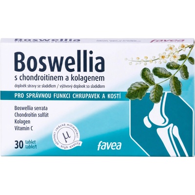 Favea Boswellia s Kolagénom 30 tabliet
