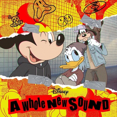 Various Artists - A Whole New Sound (Clear With Black Splatter Coloured) (LP) (050087556235)