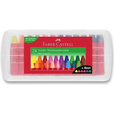 Faber-Castell trojhranné Jumbo 24 farieb