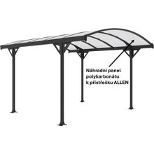 Rojaplast ROJA Panel polykarbonátu k prístrešku ALLEN TRANSPARENTNÝ