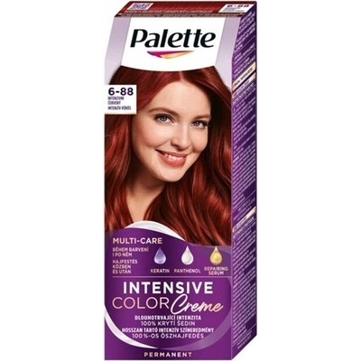 Palette farba na vlasy Intensive Color 6-88 RI5 intenzívna červená 50 ml
