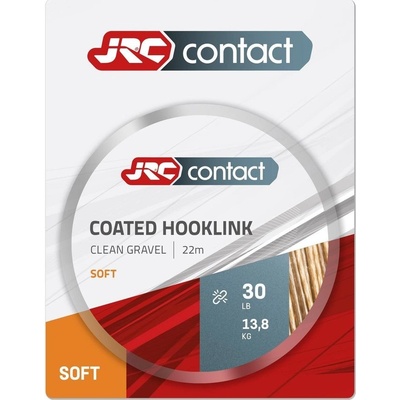 JRC Návazcová šnůra Soft Coated Hooklink Clean Gravel 22m - 30lb / 13.6kg