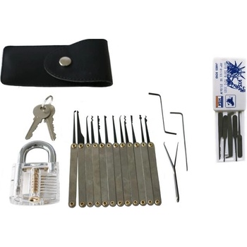 Image 1 of Mobilly Комплект клещи Lockpick 20in1 с прозрачна карта за обучение и клещи (ML0006)