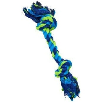 BUSTER Dent.Rope 2 uzly modrá limet.30c m M