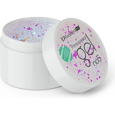Excellent Pro gel se třpytkami Principessa Efekt 05 15 g