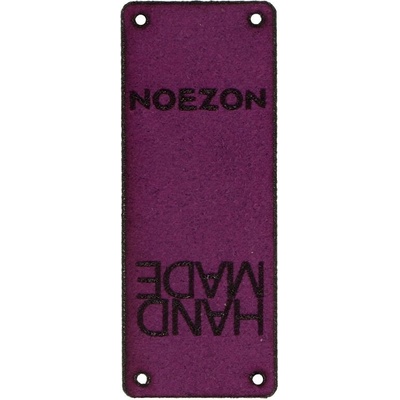 Kožený štítok NOEZON fuchsiový