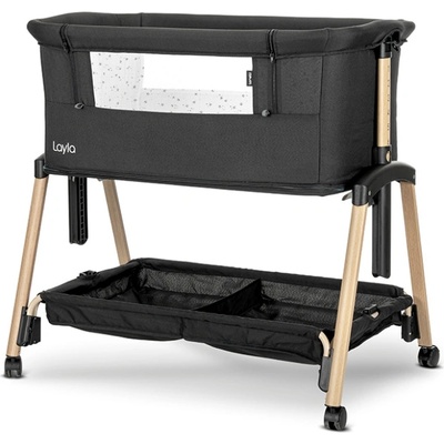 Lorelli Мини кошара 2 в 1 Lorelli Premium - Layla, Black (10080742601)