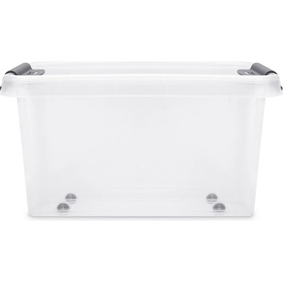 Plast Team Polypropylenová úložná krabice s kolečky Probox 70 l