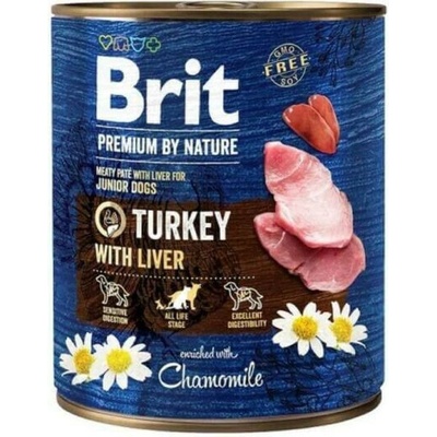 Brit premium by Nature Junior Turkey & Liver 6 x 800 g