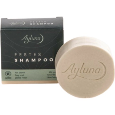 Ayluna Tuhý šampon se zeleným jílem a bio zeleným čajem 60 g
