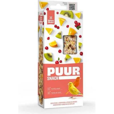Puur tyčinky pták kanárek brusinky&kiwi 2 ks 60 g