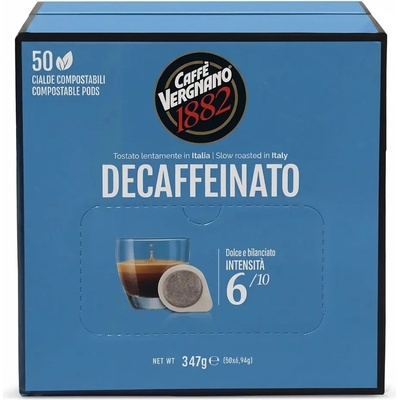 Vergnano Espresso Decaffeinato Bezkofeinové E.S.E. pody 50 ks