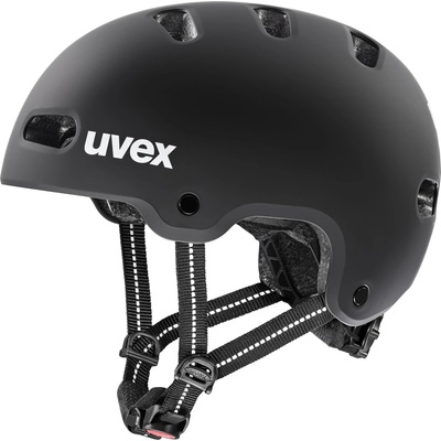 uvex Детска каска за велосипед Uvex Kid 4 Bike helmet - Black Matt - размер 55-58 cm (851-1953-0112)