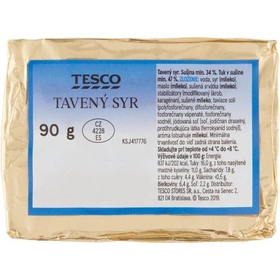 Tesco Tavený syr 90 g