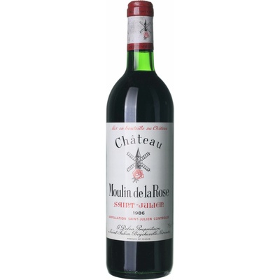 Chateau Moulin de la Rose Saint-Julien suché červené 1986 0,75 l (holá láhev)