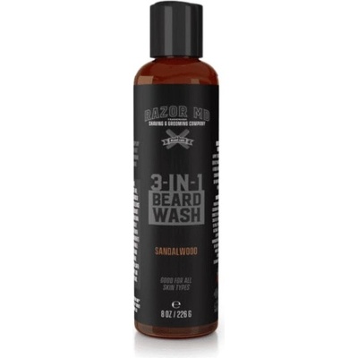 Razor MD Sandalwood 3v1 šampon na vousy 226 g