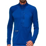 Mammut Мъжка спортна тениска Mammut Eiger Nordwand Advanced First Layer Half Zip Pull Fleece jacket - Eiger Blue - размер XXL (005-6634-0215)