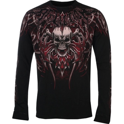 AFFLICTION мъжка тениска с дълъг ръкав affliction - immortal empire - a29127-bklv