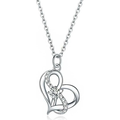 P&J Jewellery Stříbrný zapletené srdce SN45