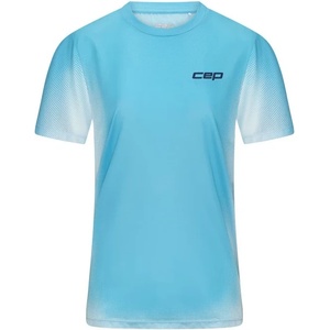 CEP Дамска тениска CEP Women's Run Shirt Short Sleeve Running shirt - Light Blue / Fade - размер XS (916-3534-0511)