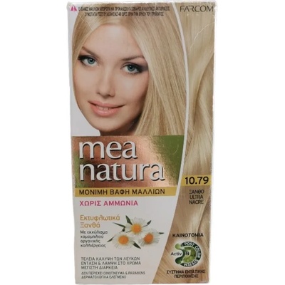 Mea natura боя за коса, Без амоняк, номер 10.79, Ултра перлено русо