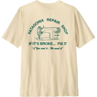 Patagonia Мъжка тениска Patagonia Repair Shop T-Shirt - Undyed Natural (216-8013-0314)