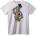 NOONEBRAND Тениска Zeus 100% Живот - 2XL, White