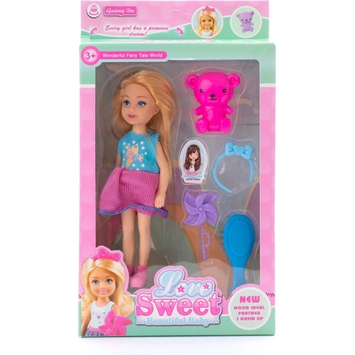 Кукла малка с аксесоари (46627)