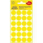 AVERY Етикет AVERY 3007 маркер 18mm жълт 96 броя/опаковка (3007)