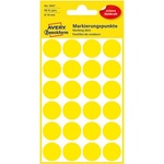 AVERY Етикет AVERY 3007 маркер 18mm жълт 96 броя/опаковка (3007)